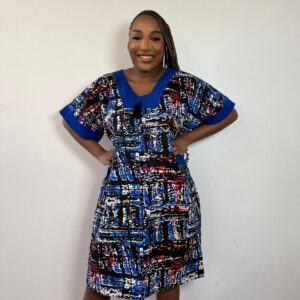 Ankara Short Dress